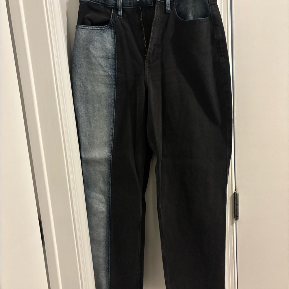 Hollister Black and denim mom Jeans